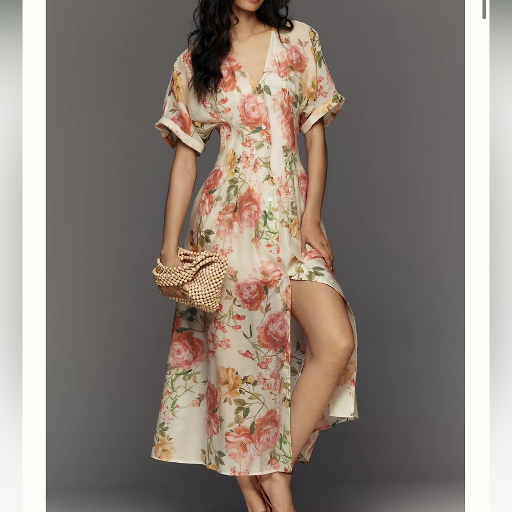 Anthropologie Exquise Tobie Maxi Dress NWT